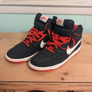 Nike Big Nike High - Obsidian/White-Team Orange 336608-413